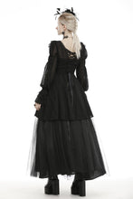 Load image into Gallery viewer, Gothic princess frilly bead button up thin coat JW221