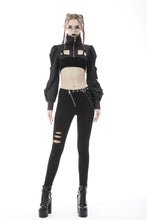 Load image into Gallery viewer, Punk locomotive cutout rebel cape JW228