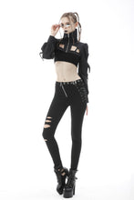 Load image into Gallery viewer, Punk locomotive cutout rebel cape JW228