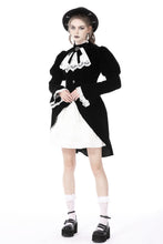 Load image into Gallery viewer, Gothic retro contrast frilly collar velvet jacket JW234