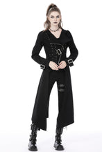 Load image into Gallery viewer, Punk rebel asymmetrical hooded long coat JW238