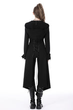 Load image into Gallery viewer, Punk rebel asymmetrical hooded long coat JW238