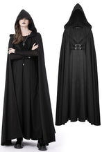 Load image into Gallery viewer, Punk warrior hooded long coat JW239