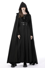 Load image into Gallery viewer, Punk warrior hooded long coat JW239