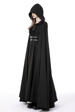 Load image into Gallery viewer, Punk warrior hooded long coat JW239