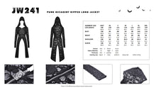 Load image into Gallery viewer, Punk decadent ripped long jacket JW241