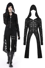 Load image into Gallery viewer, Punk decadent ripped long jacket JW241