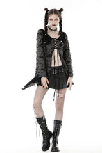 Load image into Gallery viewer, Gothic decadent shredded cardigan JW242