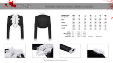 Load image into Gallery viewer, Gothic ruffle neck short jacket JW249