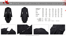 Load image into Gallery viewer, Gothic asymmetrical buttons woolen tail coat JW253