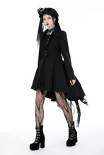 Load image into Gallery viewer, Gothic asymmetrical buttons woolen tail coat JW253