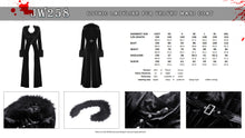 Load image into Gallery viewer, Gothic ladylike fur velvet maxi coat JW258