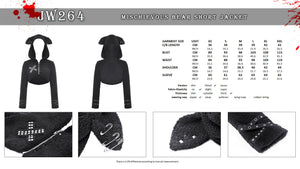 Mischievous bear short jacket JW264