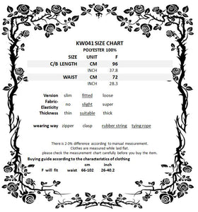 Punk random network skirt KW041