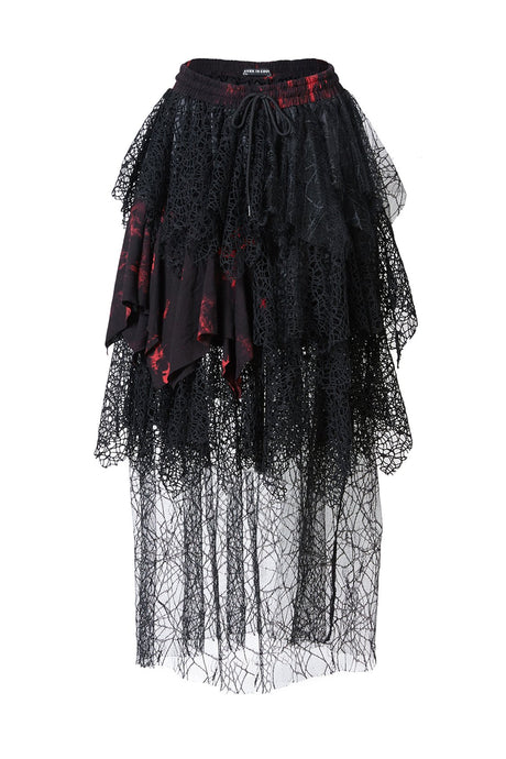 Punk random network skirt KW041 - Gothlolibeauty