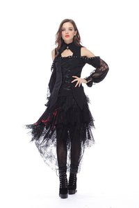 Punk random network skirt KW041 - Gothlolibeauty