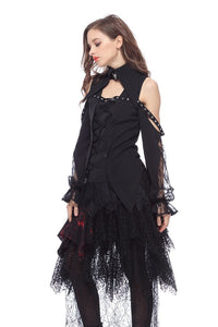 Punk random network skirt KW041 - Gothlolibeauty