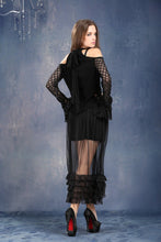 Load image into Gallery viewer, Multi-wear long dark skirt KW056 - Gothlolibeauty