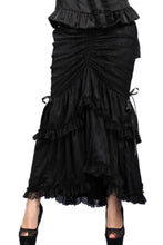 Load image into Gallery viewer, Multi-wear Packet hip long skirt KW061BK - Gothlolibeauty