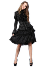 Load image into Gallery viewer, Multi-wear Packet hip long skirt KW061BK - Gothlolibeauty