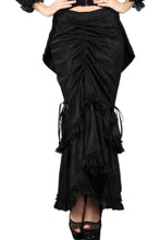 Load image into Gallery viewer, Multi-wear Packet hip long skirt KW061BK - Gothlolibeauty