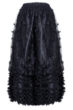 Load image into Gallery viewer, Gothic long skirt with budding flowers lace KW093 - Gothlolibeauty