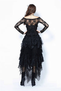 Halloween costumes Punk messy mesh and lace skirt KW106 - Gothlolibeauty