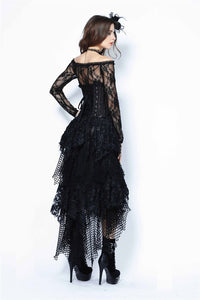 Halloween costumes Punk messy mesh and lace skirt KW106 - Gothlolibeauty
