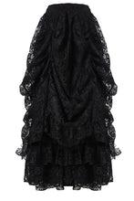 Load image into Gallery viewer, Gothic eleglant court skirt (price no incl. petticoat) KW123BK - Gothlolibeauty