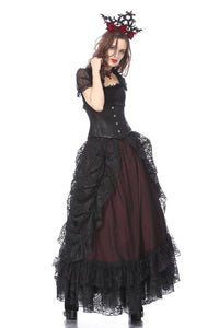 Gothic eleglant court skirt (price no incl. petticoat) KW123RD - Gothlolibeauty
