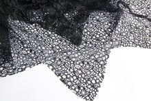 Load image into Gallery viewer, Punk disorderly flower and mesh skirt with irregular hem KW126 - Gothlolibeauty