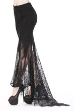 Load image into Gallery viewer, Gothic lace patterned swallow tail skirt with wrap up buttocks designs KW127 - Gothlolibeauty
