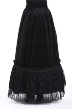 Load image into Gallery viewer, Gothic A-line lacey velvet long skirt KW131 - Gothlolibeauty