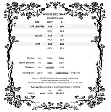 Load image into Gallery viewer, Gothic Black red wave velvet lace maxi skirt KW133RD