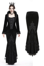 Load image into Gallery viewer, Gorgeous mermaid lacey velvet tight maxi skirt KW134 - Gothlolibeauty