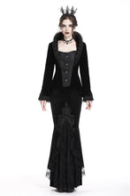 Load image into Gallery viewer, Gorgeous mermaid lacey velvet tight maxi skirt KW134 - Gothlolibeauty