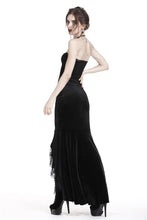 Load image into Gallery viewer, Gorgeous mermaid lacey velvet tight maxi skirt KW134 - Gothlolibeauty