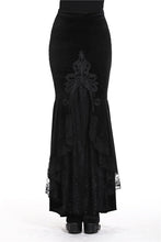 Load image into Gallery viewer, Gorgeous mermaid lacey velvet tight maxi skirt KW134 - Gothlolibeauty