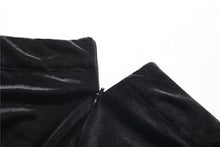 Load image into Gallery viewer, Gorgeous mermaid lacey velvet tight maxi skirt KW134 - Gothlolibeauty