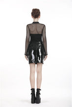 Load image into Gallery viewer, Punk rock shiny PU short skirt KW144 - Gothlolibeauty