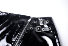 Load image into Gallery viewer, Punk rock shiny PU short skirt KW144 - Gothlolibeauty