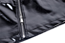 Load image into Gallery viewer, Punk rock shiny PU short skirt KW144 - Gothlolibeauty