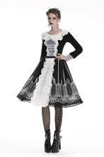 Load image into Gallery viewer, Gothic lolita Black and white skirt  KW153 - Gothlolibeauty
