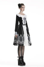 Load image into Gallery viewer, Gothic lolita Black and white skirt  KW153 - Gothlolibeauty