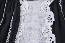 Load image into Gallery viewer, Gothic lolita Black and white skirt  KW153 - Gothlolibeauty