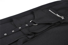 Load image into Gallery viewer, Punk sexy slit irregular long skirt KW161 - Gothlolibeauty