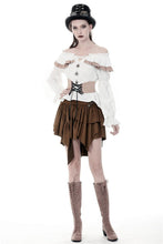 Load image into Gallery viewer, Steampunk irregular short skirt KW163 - Gothlolibeauty