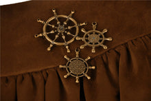 Load image into Gallery viewer, Steampunk irregular short skirt KW163 - Gothlolibeauty