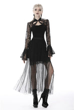 Load image into Gallery viewer, Punk tasseled mesh see-through long skirt KW167 - Gothlolibeauty
