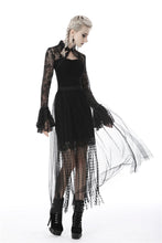 Load image into Gallery viewer, Punk tasseled mesh see-through long skirt KW167 - Gothlolibeauty